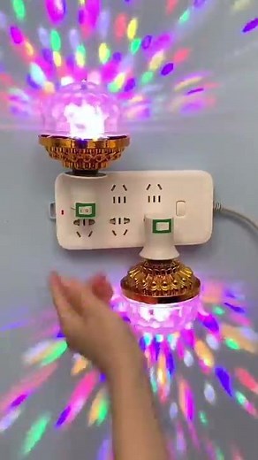 🔥Disco Ball Lamp RGB Rotating LED Party Bulb🔥