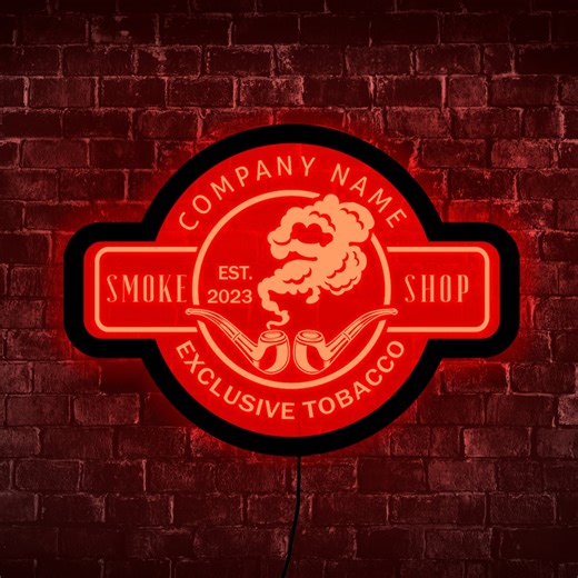 Custom Smoke Shop Led Sign, Smoke Shop Neon Sign, Personalized Smoke Shop Light Sign, Smoke Shop Neon Wall Art, Man Cave Neon Sign - Etsy Canada