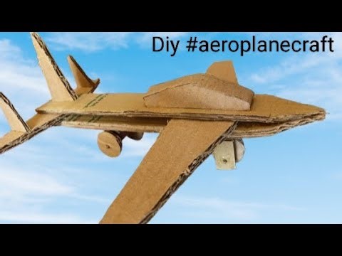 How To Make Cardboard Aeroplane ✈️ || Aeroplane Craft Idea || Cardboard Ka Aeroplane Kaise Banaen