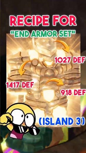 BEST "END GAME" ARMOR SET ON ISLAND 3 in The Forge!!!