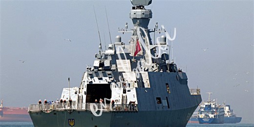 Ukraine's newest anti-submarine corvette - the Hetman Ivan Mazepa - undergoes first sea trials - photo