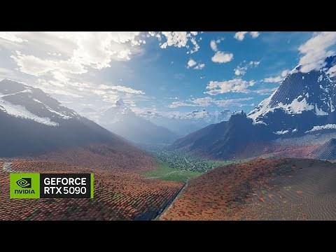 The BIGGEST Minecraft Map - Mount Everest 8000 | RTX 5090 | 4K