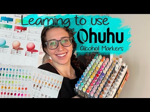 Newbie learning how to use Alcohol Based Markers!