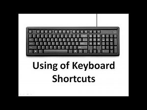 KEYBOARD SHORTCUTS USING (CTRL) KEYBOARD SERIES (PART- A-M)