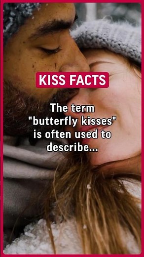 The term “butterfly kisses” is often used to describe light fluttering kisses on the cheeks… #kiss￼