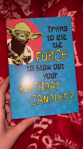 Best Star Wars Yoda Birthday Card Ever!