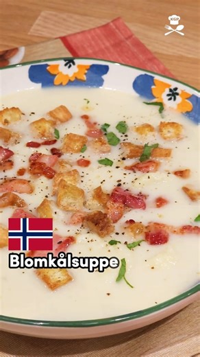 Cream of Cauliflower - Blomkålsuppe #recipe