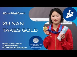 🇨🇳 XU Nan Wins Girls 10m Platform With Impressive Dive List at the Junior Diving Championships 2024🥇