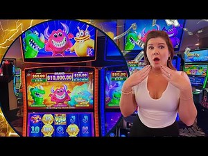 I Found the NEW Lucky Monsters Slot at Caesars Palace in Las Vegas!