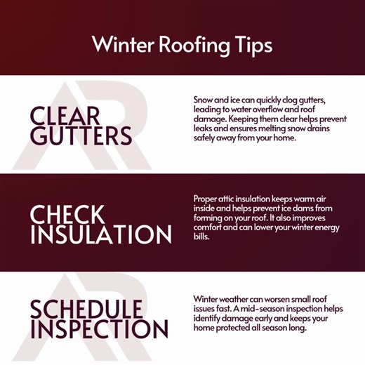 𝐖𝐢𝐧𝐭𝐞𝐫 𝐑𝐨𝐨𝐟 𝐂𝐚𝐫𝐞 𝐓𝐢𝐩𝐬 𝐘𝐨𝐮 𝐒𝐡𝐨𝐮𝐥𝐝𝐧’𝐭 𝐈𝐠𝐧𝐨𝐫𝐞 🧊 Preventing roof damage starts with a few simple habits: ✔ Keep gutters clear of ice and debris. ✔ Check attic insulation to prevent ice dams. ✔ Schedule a mid-winter inspection for early issue detection. These small steps can extend your roof’s lifespan and save you money down the line. 𝐒𝐭𝐫𝐨𝐧𝐠 𝐫𝐨𝐨𝐟, 𝐜𝐨𝐳𝐲 𝐡𝐨𝐦𝐞, 𝐥𝐨𝐰𝐞𝐫 𝐜𝐨𝐬𝐭𝐬. 📍 1220 N 3rd St, Lawrence, KS 66044 📞 (785) 841-7663 🌐 www.alph