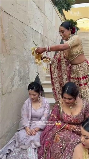 The bride desperately wants all her friends to get married ASAP #wedding #shorts