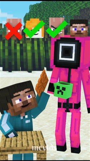 Mcvids on Instagram: "Minecraft baby steve and Squid Game 😀 . Follow @mcvids0 for more . . . . #minecraft #minecraftmemes #minecraftbuilds #minecraftdaily #minecraftanimation #minecraftideas #instagramreels #explorepage"