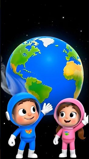 Solar System for Kids | Learn 8 Planets | 3D Educational Cartoon | Space Learning Video