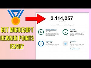 How to Earn A LOT OF Microsoft Reward Points (2024) WORKING
