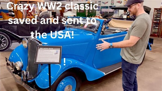 WW2 Car used as a tractor recovered to USA - Incredible Story | Sean Mathis