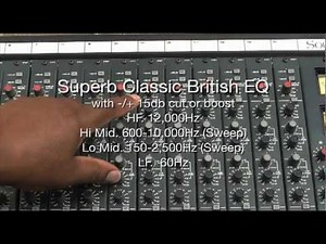 Soundcraft 200BVE Mixer - Overview.