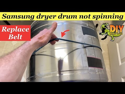 Dryer not spinning - Replace Samsung dryer belt