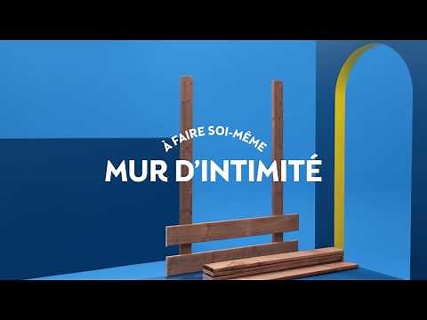 Mur d'intimité à faire soi-même