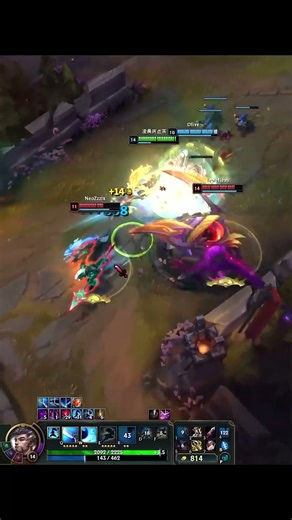 Chaos18 2vs5 - Clean - League of Legends #shorts