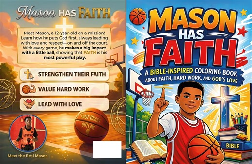 Mason Has Faith: A Bible Inspired Coloring Book About Faith, Hardwork. and God's Love - Etsy