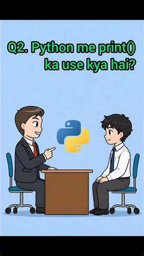 👉 Python me print() ka use kya hai? 🔥 Day 2 #shorts