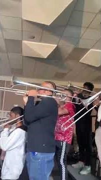 Benedict College Trombones Funk Phi Slide “Black & Blues” (Side View)