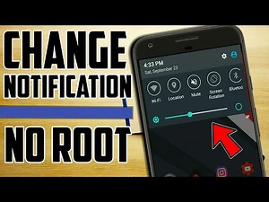 Change Android Notification Bar or Panel Style with any version - No Root