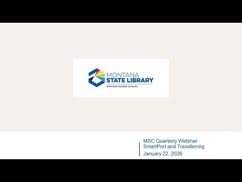 MSC Quarterly Webinar: SmartPort and Transferring