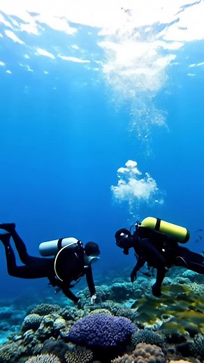 "Unbelievable Ocean Depths: What We Found While Diving! 🌊🐠"