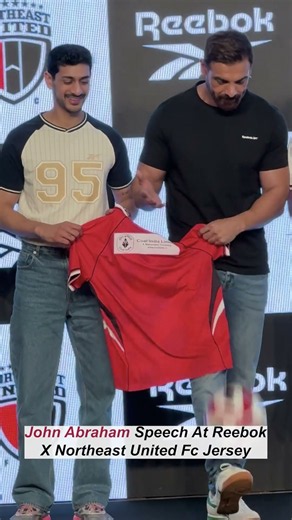 John Abraham at Reebok x Northeast United FC Jersey Launch ✨📸 | Paparazzi #Shorts