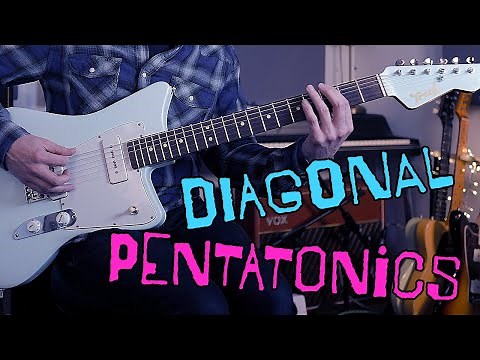 Diagonal pentatonics: must-know patterns, licks & theory