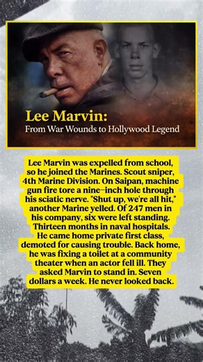 Lee Marvin’s Journey from War to Hollywood 🎬