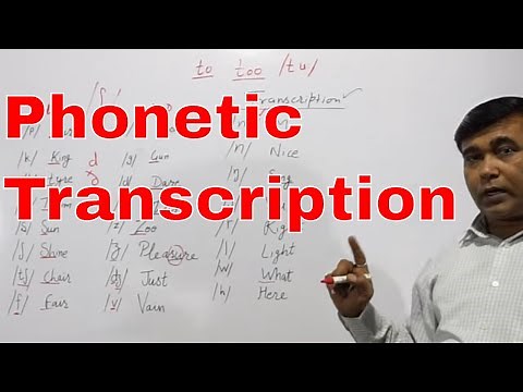 Phonetic Transcription