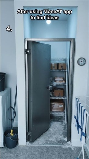 empty cupboard, no door 🙃 asked ZoneAI what to do with it and got 7 ideas back, one of… #Shorts