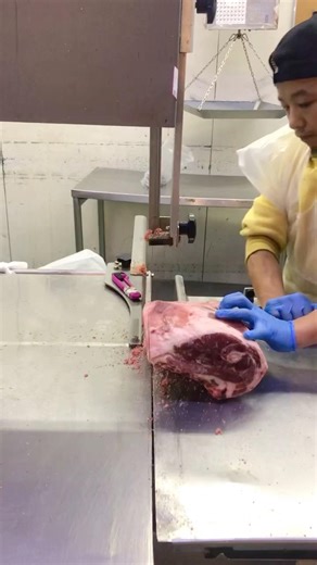 NZL Lamb Shoulder Cutting Skills Machine Except Man#shorts