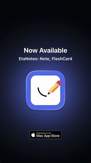 Here's some exciting news: EtaNotes is now available for download on your Mac!#notes #app