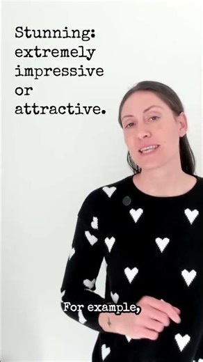 Word of the day: Stunning