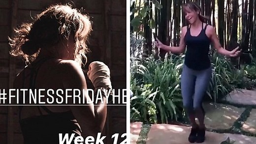 #fitnessfriday! Halle Berry shows off her fitness routine