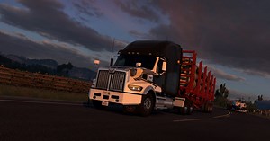 American Truck Simulator's latest update adds (back) the Moon