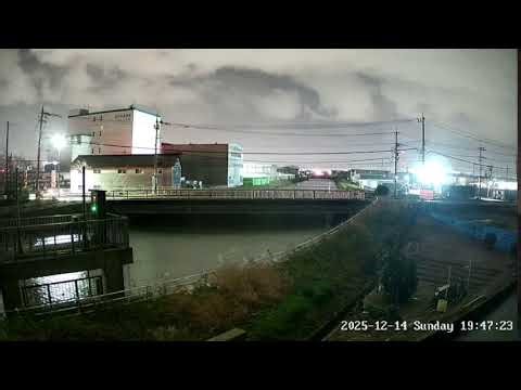 石川県金沢市新大徳川上流方面ライブカメラ Ishikawa Kanazawa Live camera.world.cam