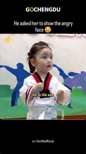 46K views · 2.8K reactions | Can't find angry in her cute face #babygirl #kid #fyp #viral #cute | Go Chengdu | Facebook