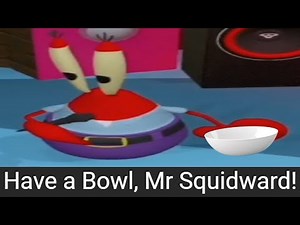 Have a Bowl, Mr Squidward! (AI Sponge Rehydrated Clip)