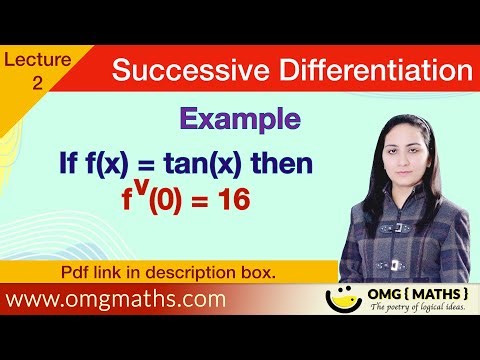 Successive Differentiation | Example | Find Fourth derivative | bsc | ba math