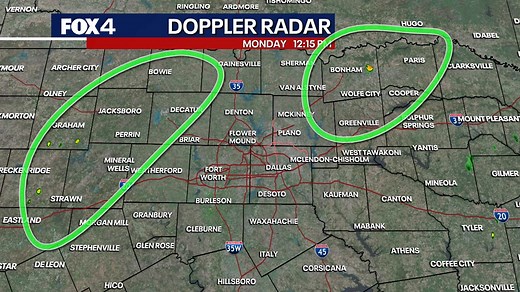 31K views · 157 reactions | Noon Update: Two areas to watch for pop-up showers and non-severe storms this afternoon. Storms will pose a lightning and heavy rain threat. | FOX 4 Weather | Facebook