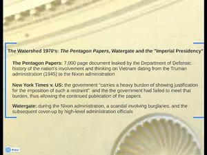 The Evolution of Presidential Powers