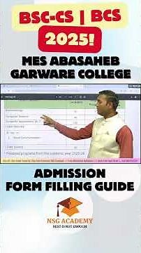 Garware College Admission 2025 - B.Sc. CS / Cyber Security/ Data Science | Eligibility, Fees & Seats
