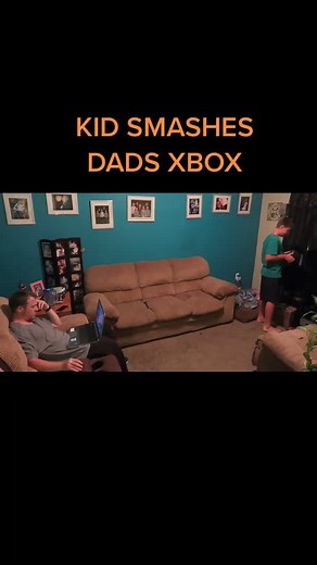 Kid DESTROYS dad’s Xbox #DaddyOFive #SpotlightAPI #Prank #fypシ #Smashing