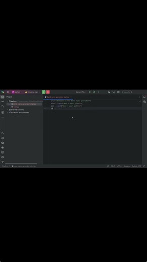 Python Band Name Generator 🎸🔥 #music #coding #computerscience #python #excel #javascript #css