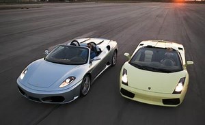 2006 Ferrari F430 Spider F1 vs. 2006 Lamborghini Gallardo Spyder