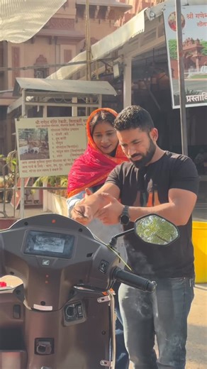 Parinit Channe on Instagram: "Unwrapped our new Activa 125, sealed the journey with Ganpati Bappa’s blessings. 🙏🛵✨🙏🚩 #activa125 #newscooter #ganpatibappamory #blessedjourney #newbeginnings"